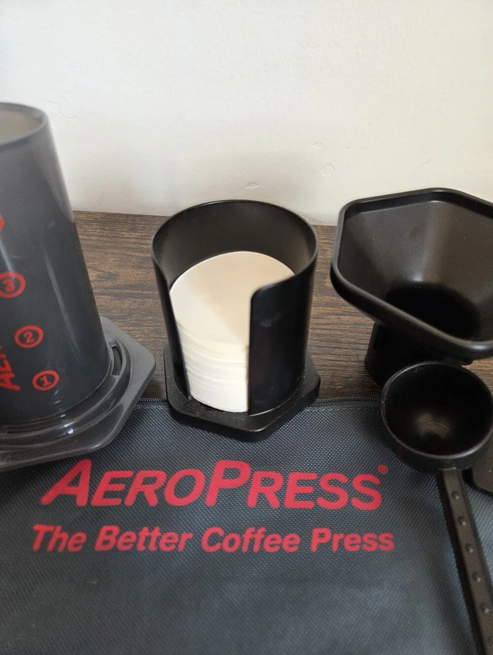 Aeropress Coffee Maker Original Portable With Storage Bag